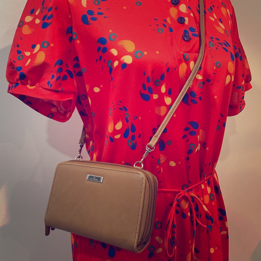 Rosetti Tan Over the Shoulder Small Purse